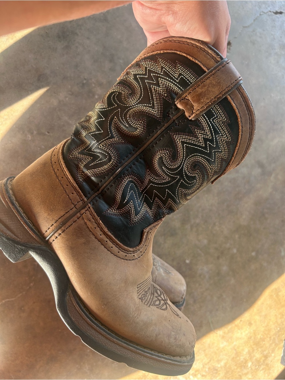 Kids Durango boots size 12.5